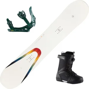 2023 Arbor Poparazzi Rocker Women's Snowboard with Boots and Bindings