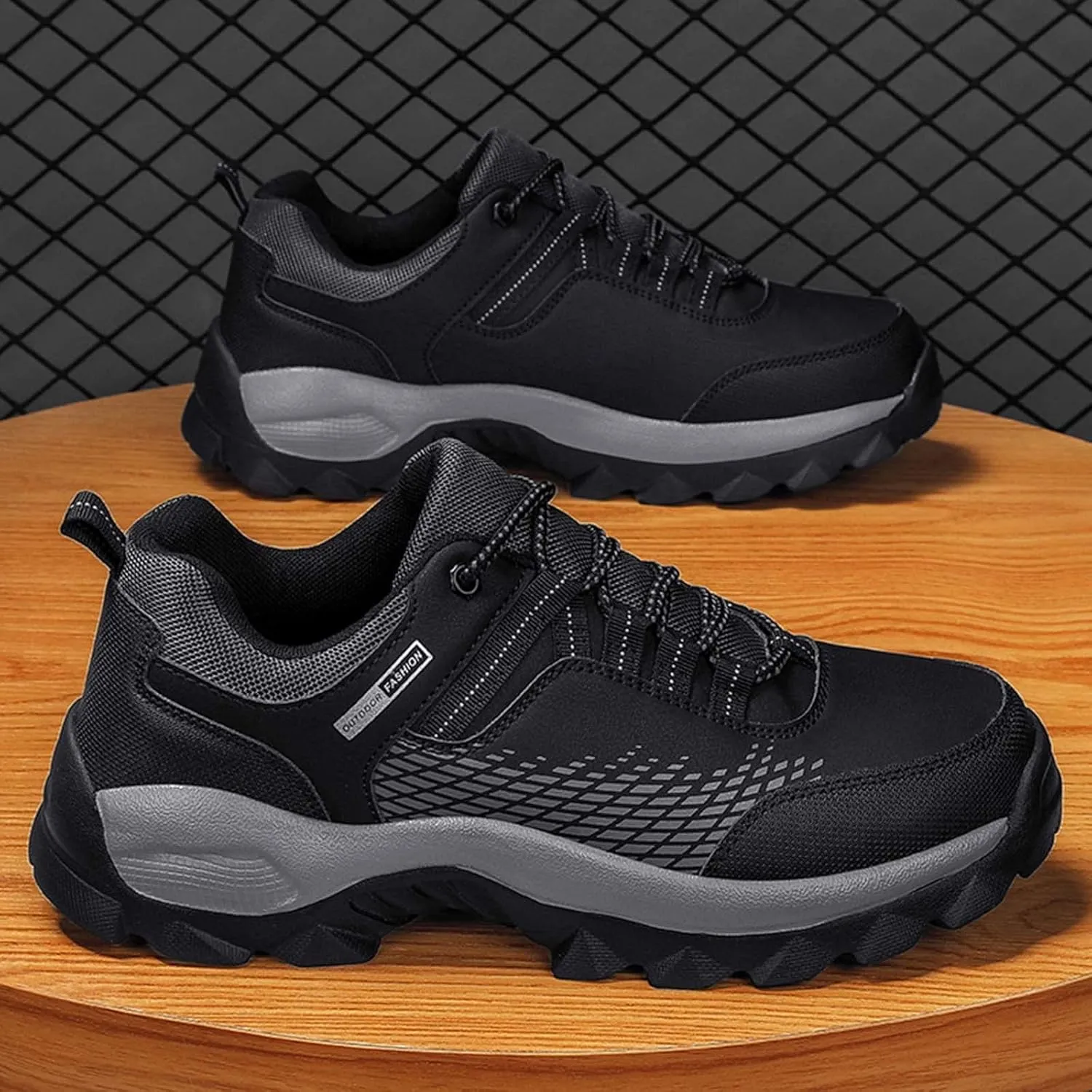 BORAMAX Men's Walking Shoes Lightweight Running Shoes Men's Outdoor Hiking Shoes Ultra Light Casual Non Slip Athletic Shoes
