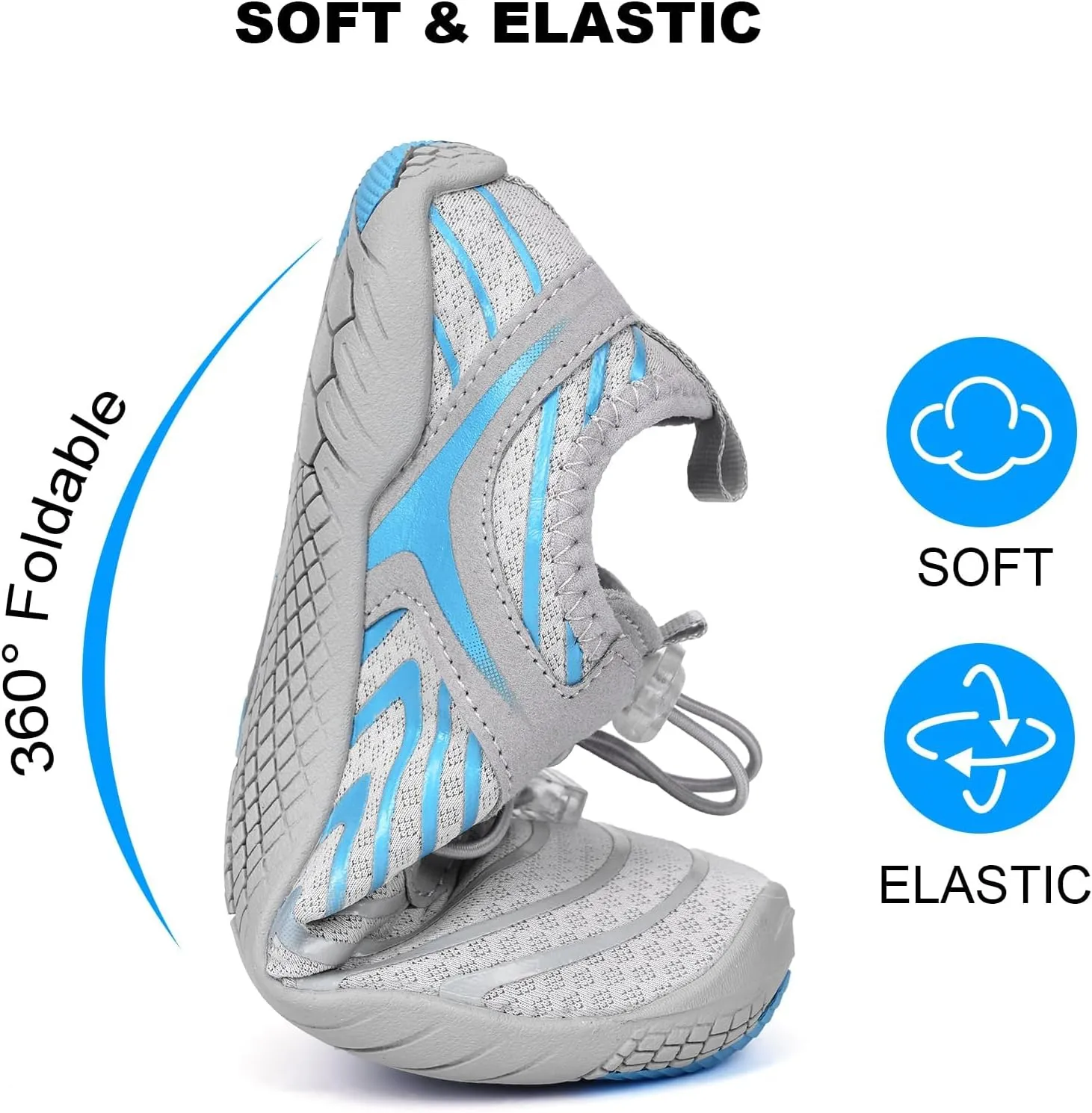 Breathable Barefoot Shoes for Women Men, Pro Barefoot Shoes with Wide Toe Box Healthy & Non-Slip Barefoot Shoes Unisex, Grounded Footwear Barefoot Walking Shoes, Athletic Outdoor Hiking Footwear