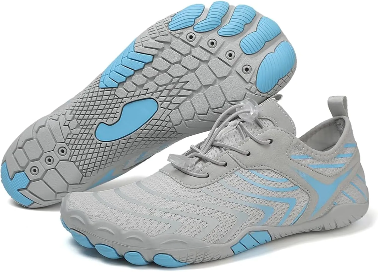 Breathable Barefoot Shoes for Women Men, Pro Barefoot Shoes with Wide Toe Box Healthy & Non-Slip Barefoot Shoes Unisex, Grounded Footwear Barefoot Walking Shoes, Athletic Outdoor Hiking Footwear