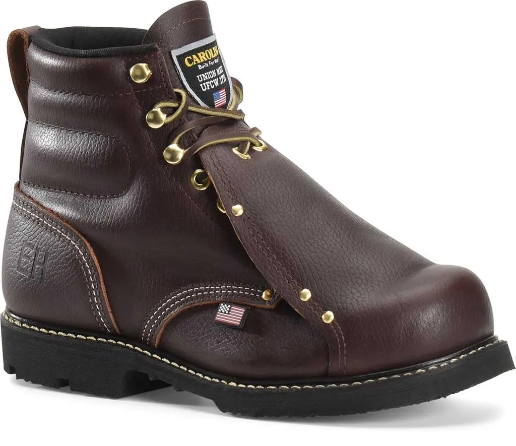 Carolina Men's Int Lo 6" Met Guard Steel Toe Heavy Duty Work Boot, Brown - 7 D