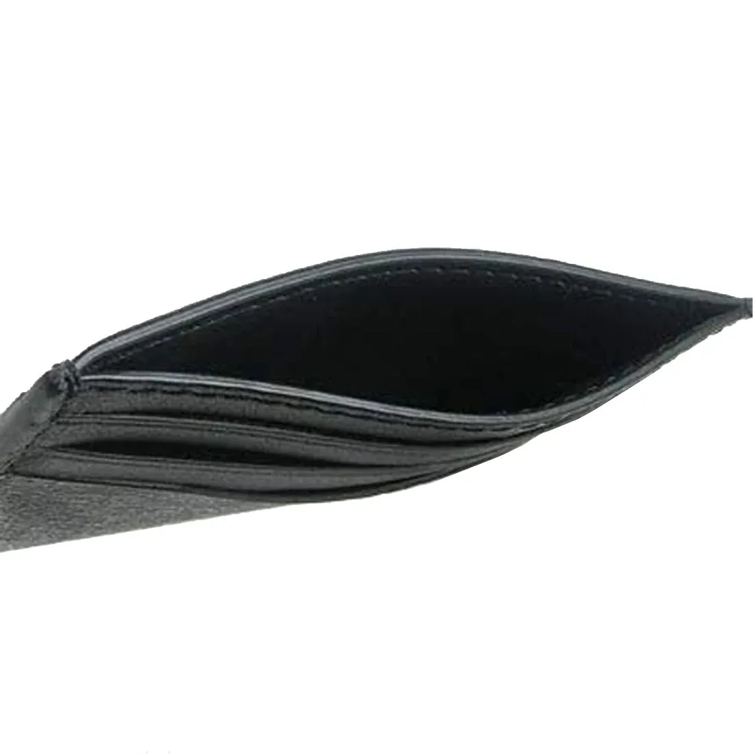 Coach Slim ID Card Case In Signature Canvas Charcoal/Black