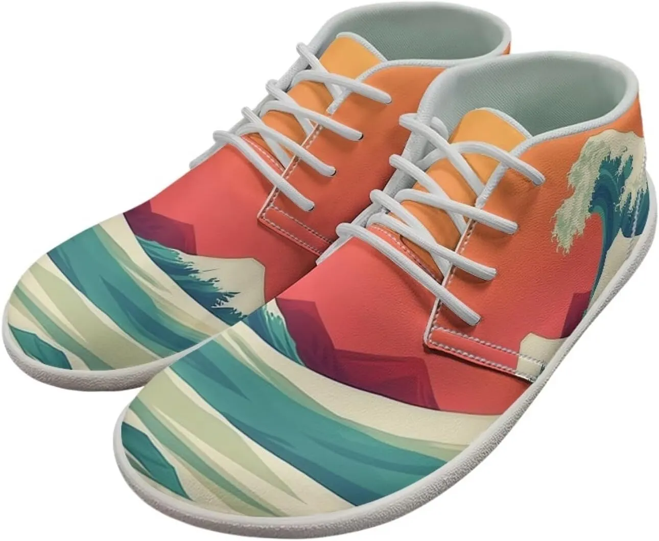 Coloranimal Barefoot Shoes Women Walking Shoes Wide Toe Box Shoes Travel Shoes Flats Comfortable Womens Athletic Shoes