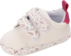 Infant Baby First Walking Shoes Toddlers Flat Bottom Non Slip Soft Sole Round Toe Toddler First Walking Shoes Girls