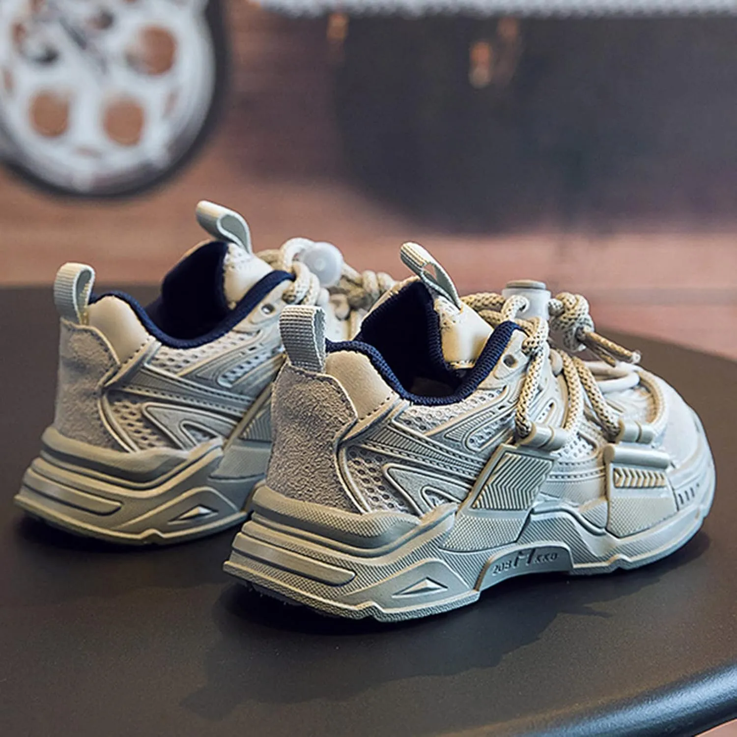 Infant Baby Shoes Fashion Children Sports Shoes Thick Soles Non Slip Breathable Solid Tied Canvas Shoes