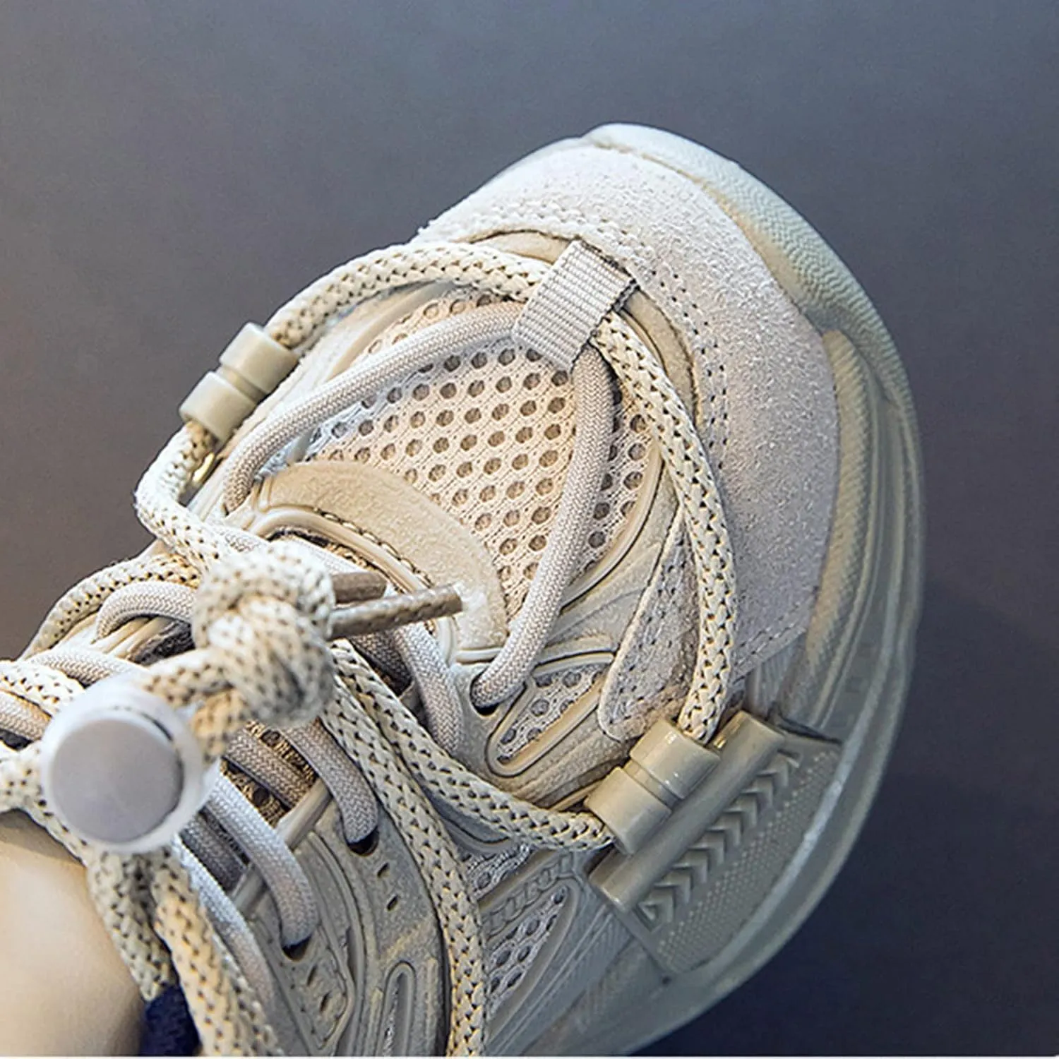 Infant Baby Shoes Fashion Children Sports Shoes Thick Soles Non Slip Breathable Solid Tied Canvas Shoes