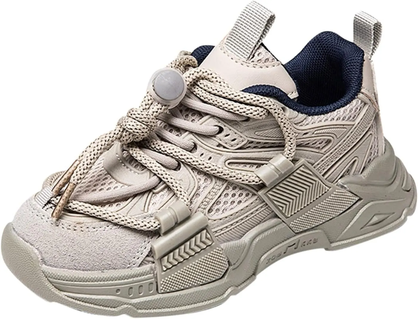 Infant Baby Shoes Fashion Children Sports Shoes Thick Soles Non Slip Breathable Solid Tied Canvas Shoes