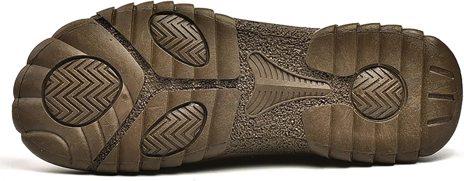 Men's Breathable Hiking Shoes, Lightweight Mesh Outdoor Sneakers, Fall Athletic Shoes
