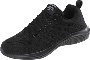 Non Slip Shoes for Women Food Service Lightweight Mesh Walking Shoes Women's Breathable Comfortable Slip On Shoes Sneakers Work Shoes Shopping Travel Water Resistant