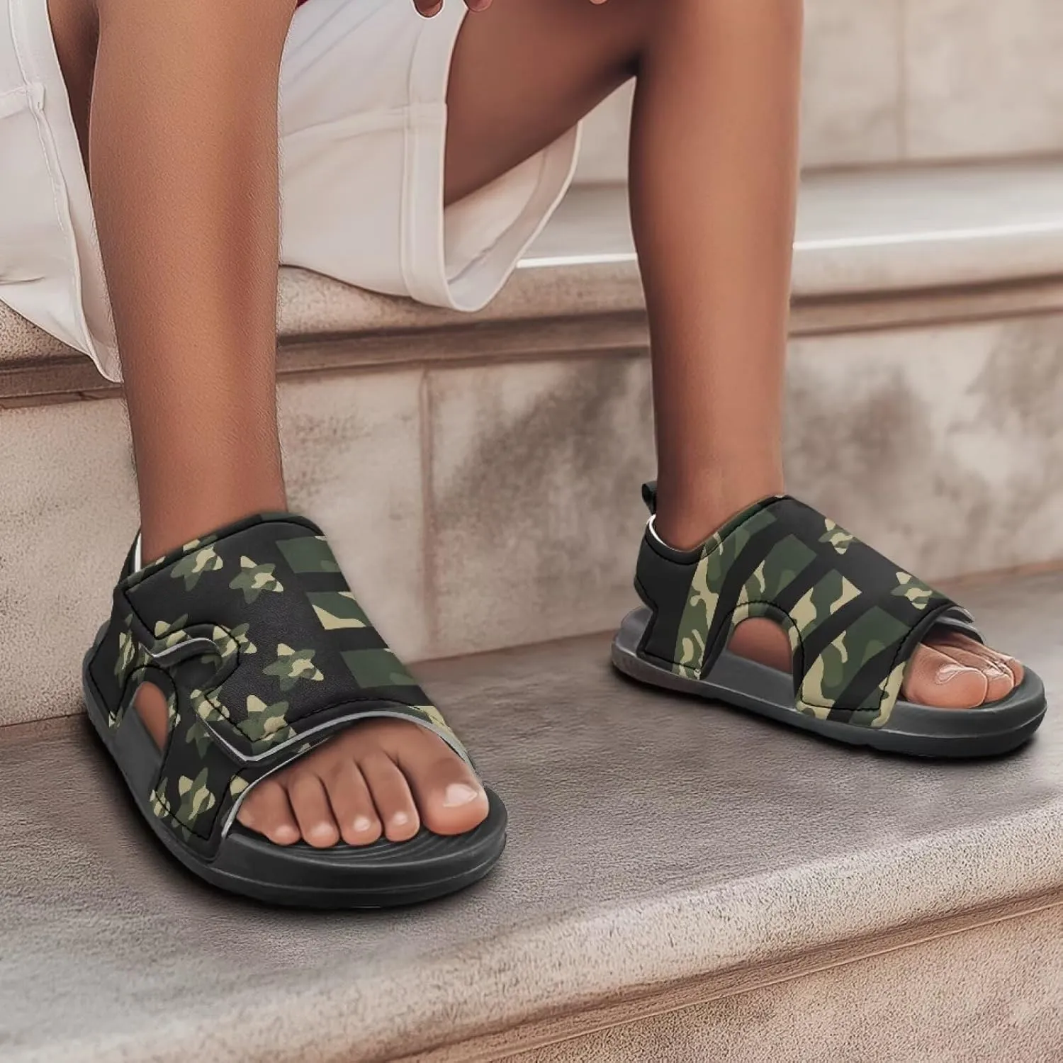 Toddler Sandals Boys Summer Slippers Kids Everyday Sandals for Outdoor