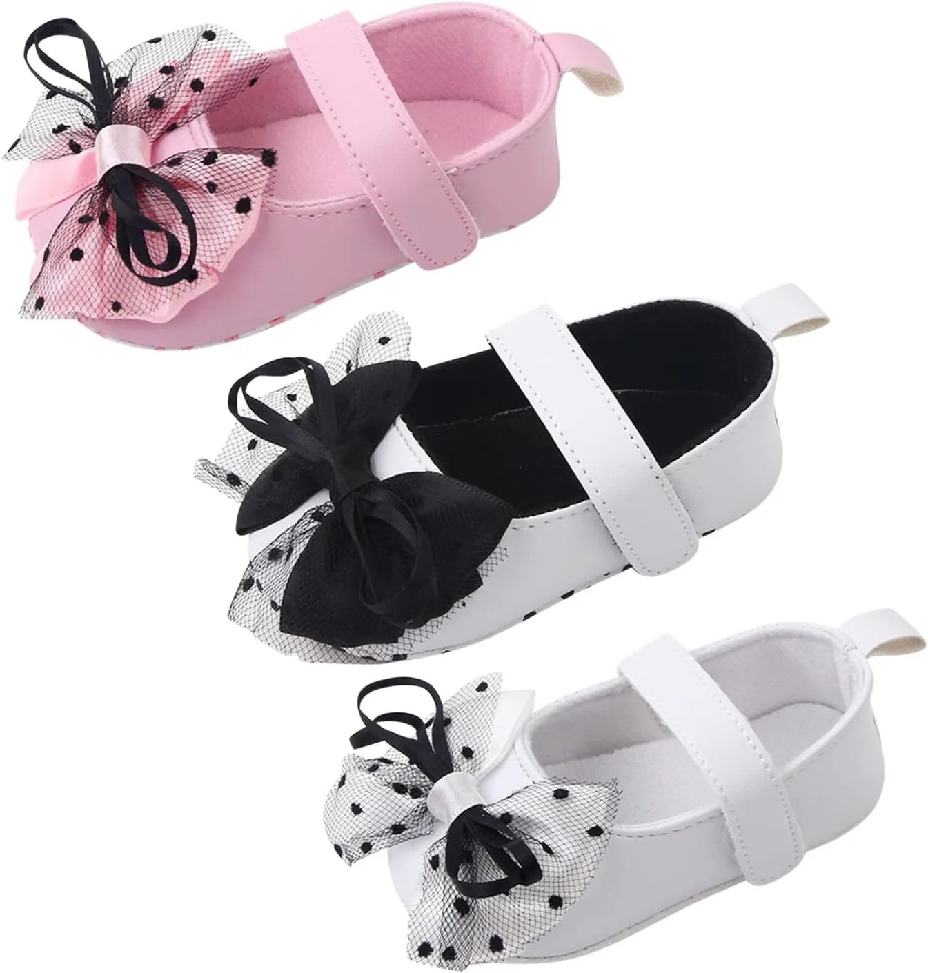 Toddler Shoes Infant Toddler Shoes Soft Sole Bow Hook Loop Casual Shoes Princess Shoes Toddler Shoes Boys Tennis Shoes