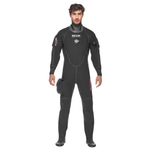 Used Seac Men's 4mm Warmdry Neoprene Dry Suit - Medium