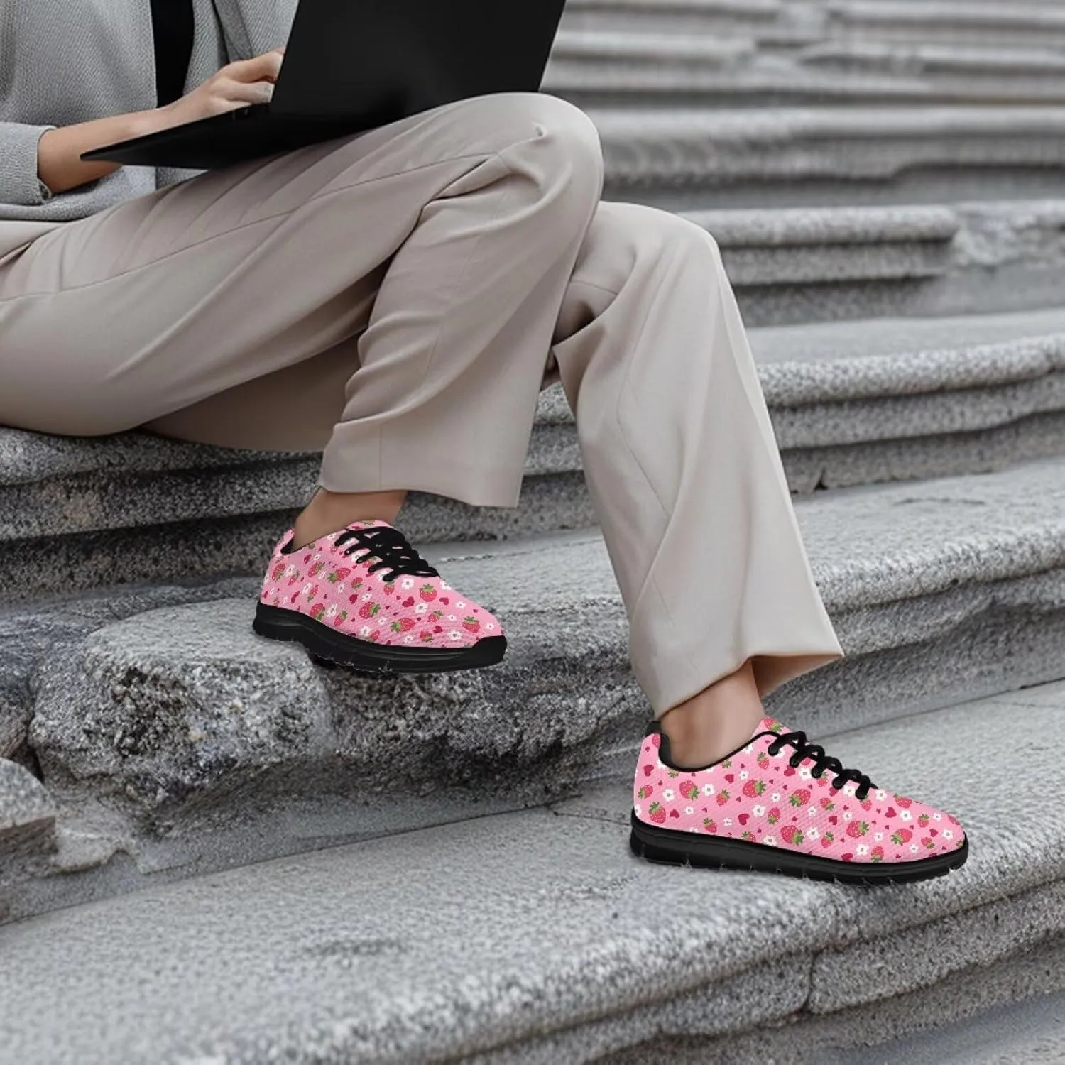 Women's Sneakers Casual Lightweight Running Shoes Walking Footwear
