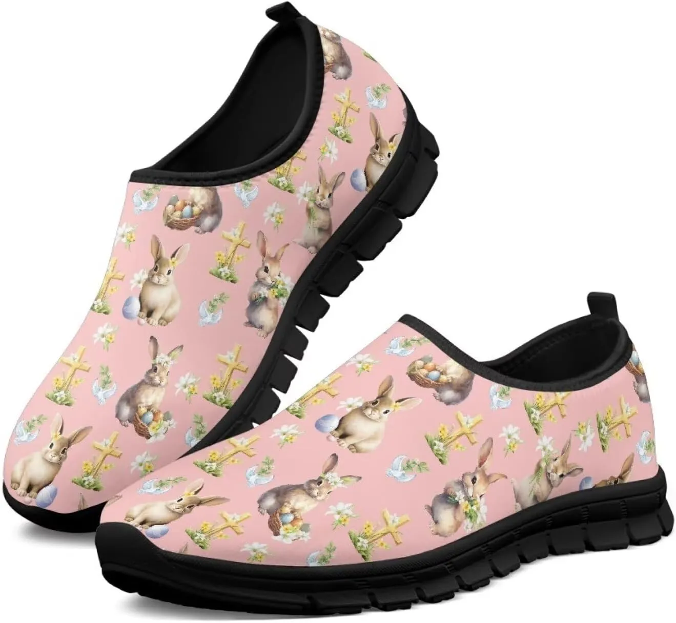 Women's Walking Workout Shoes Causal Outdoor Running Hiking Shoes Exercise Slip-On Non-Slip Sneaker for Women US 5.5-11.5
